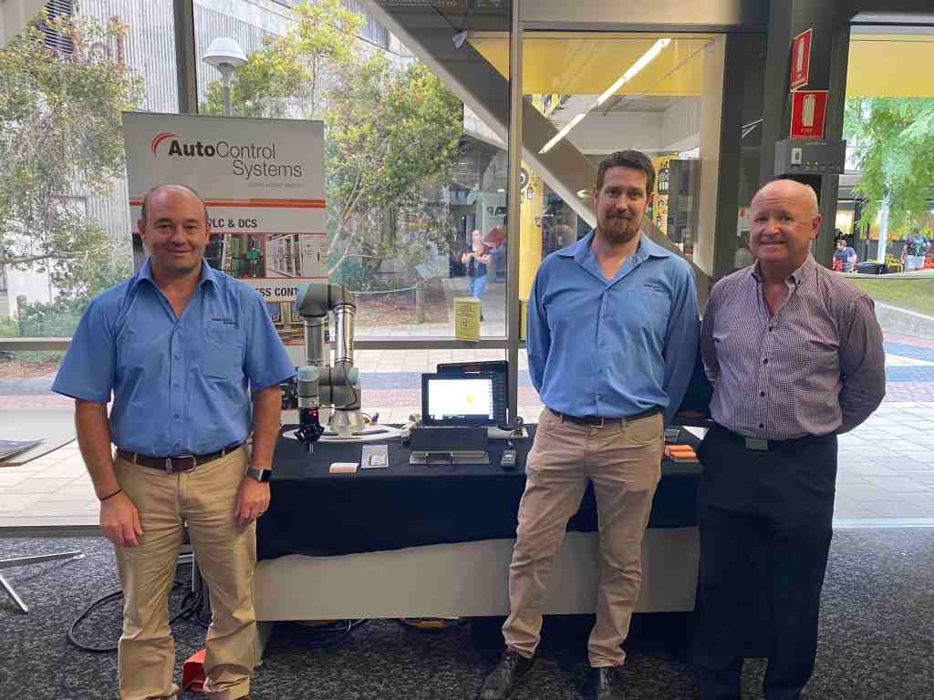 Auto Control System's Managing Director, John Watts and Sales Manager Rob Nunn with EMICoL's John Morris