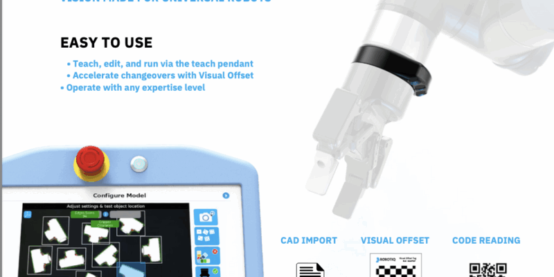 Robotiq Wrist Camera Vision made for Universal Robots