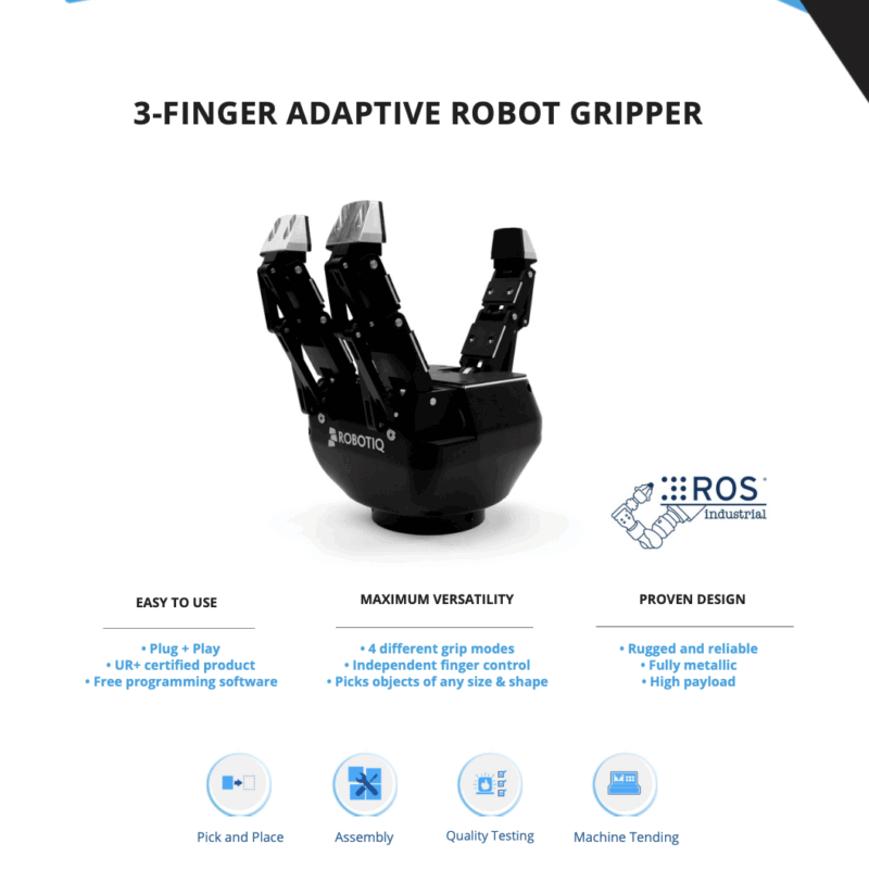 Robotiq 3-Finger Adaptive Robot Gripper