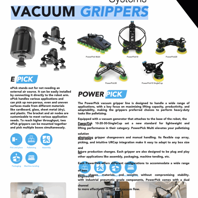Robotiq Vacuum Grippers