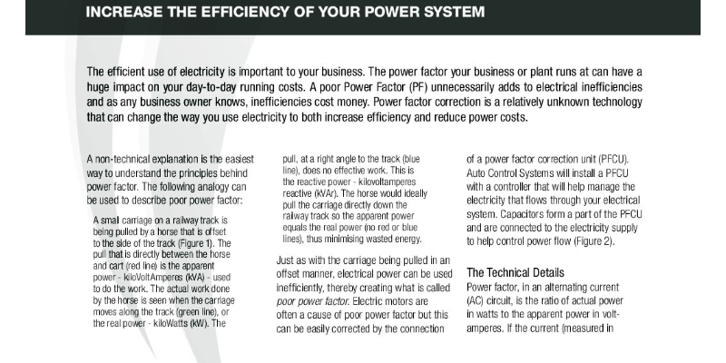 ACS Power Factor